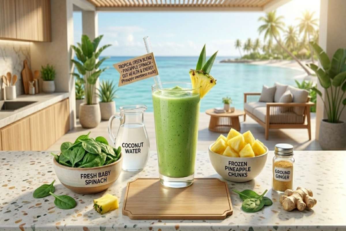 Pineapple Spinach Smoothie