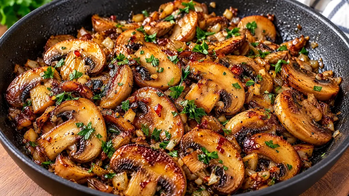 Sauteed mushrooms 2