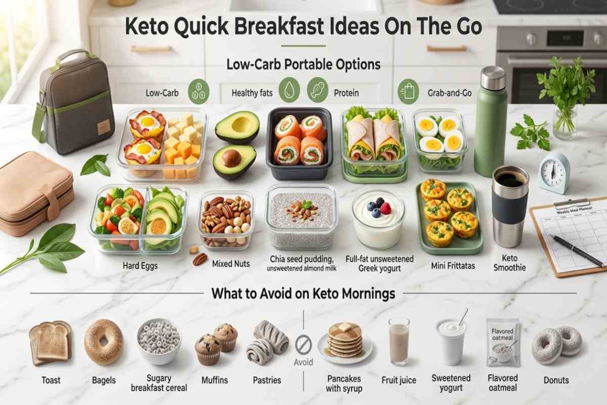 Keto Quick Breakfast Ideas On The Go