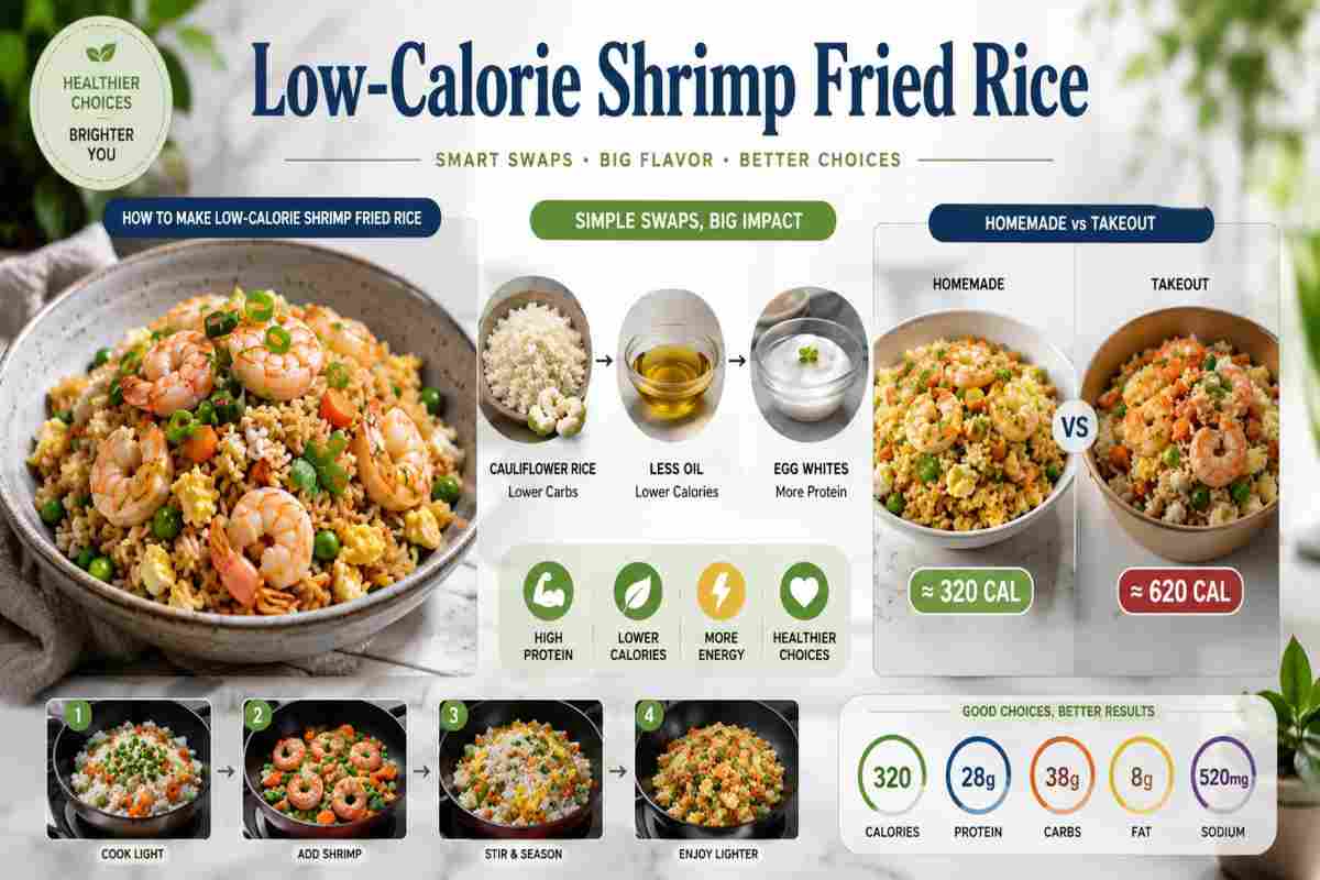 Low Calorie Shrimp Fried Rice