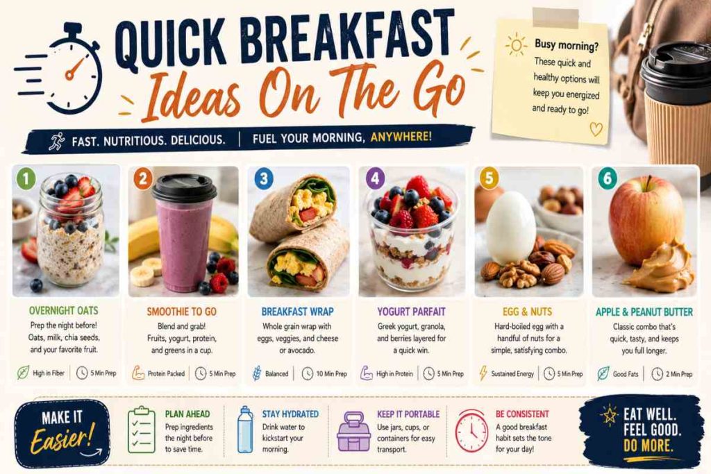 Quick Breakfast Ideas On The Go