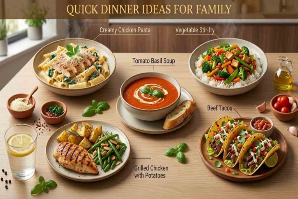 Quick Dinner Ideas For Family