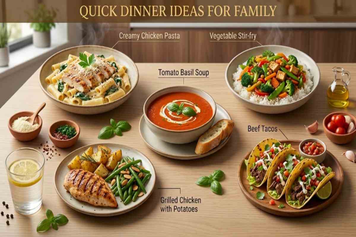 Quick Dinner Ideas For Family