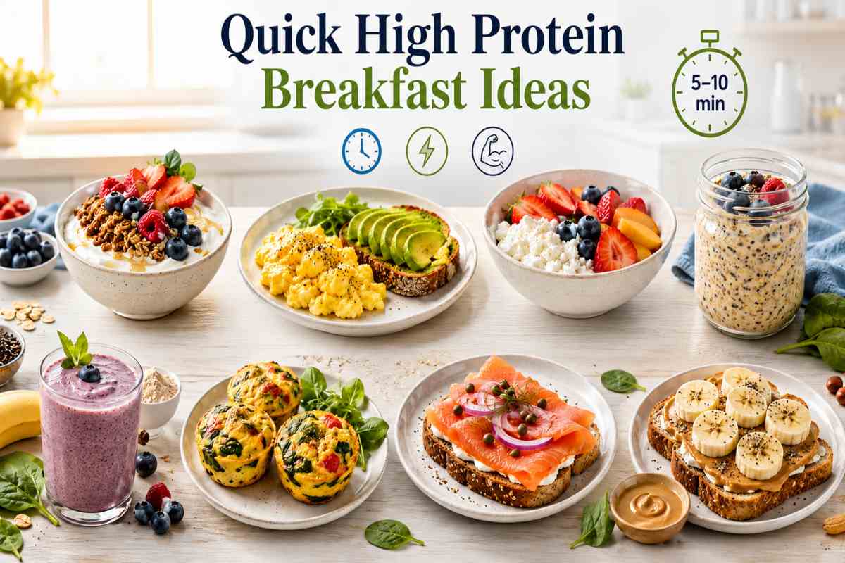 Quick High Protein Breakfast Ideas