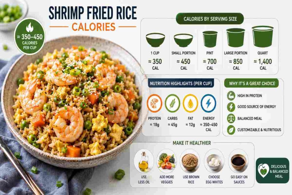 shrimp fried rice calories
