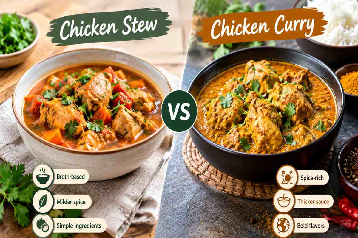 Chicken Stew vs Chicken Curry