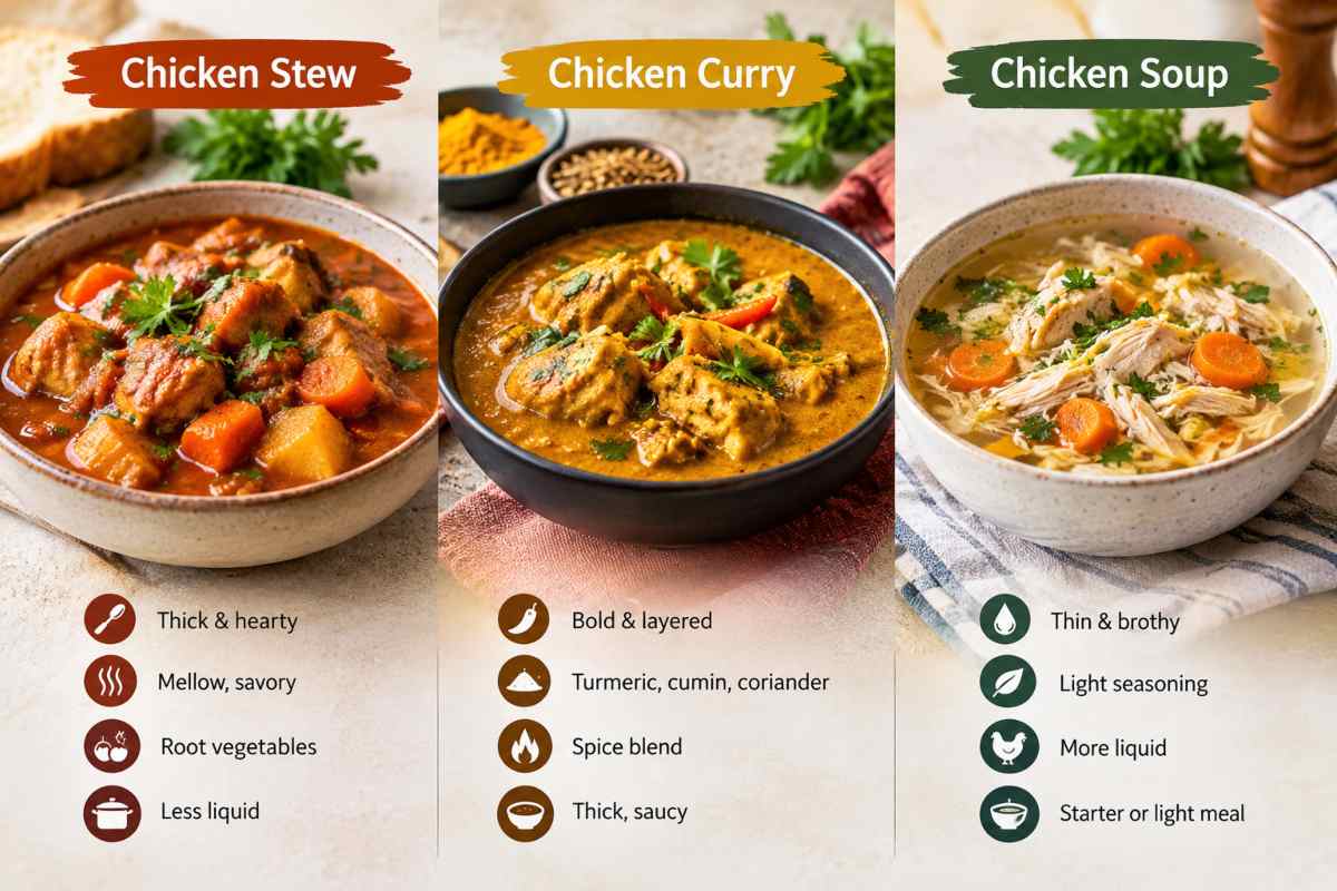 Flavor, Spice and Texture Compared
