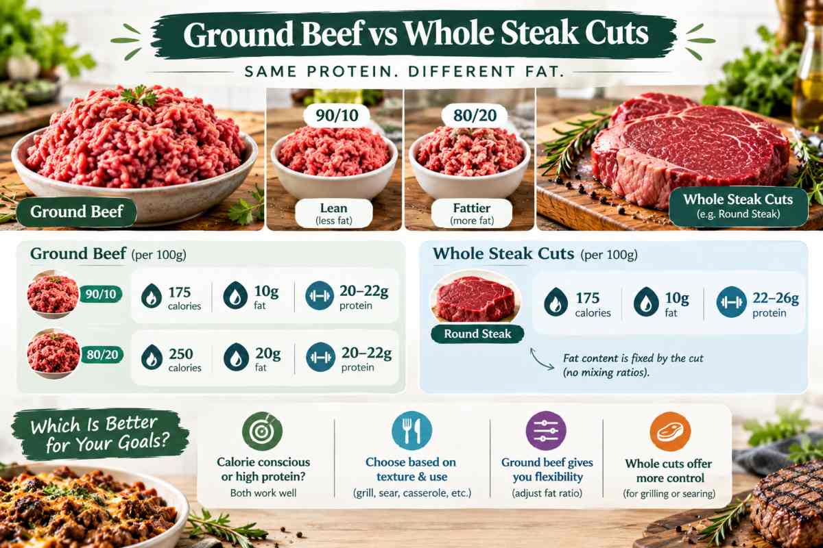 Ground Beef vs Whole Steak Cuts