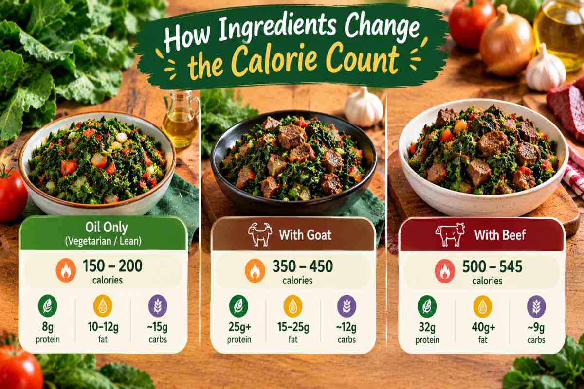 How Ingredients Change the Calorie Count
