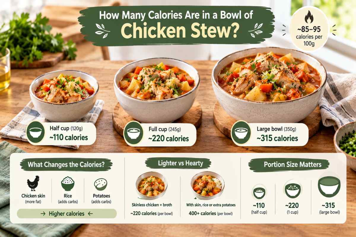 How Many Calories Are in a Bowl of Chicken Stew
