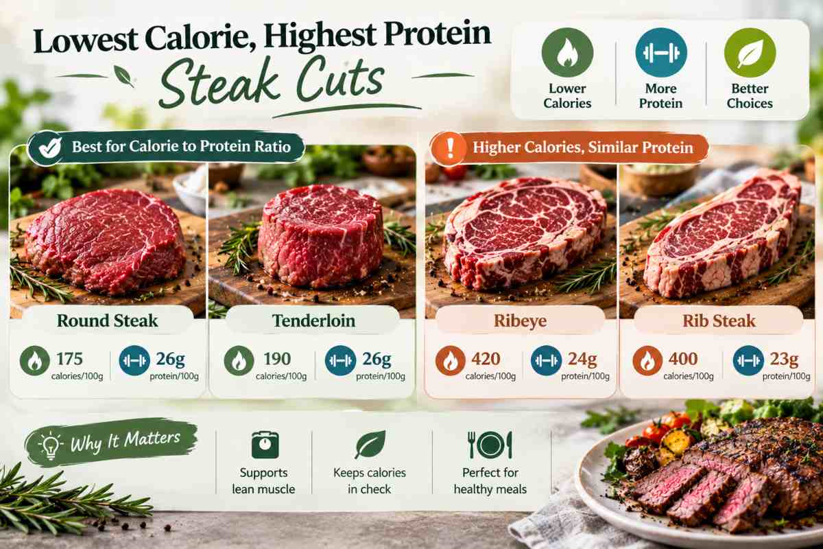 Lowest Calorie, Highest Protein Steak Cuts