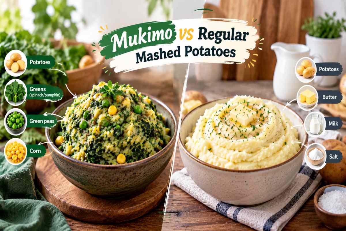 Mukimo vs Regular Mashed Potatoes Ingredient Differences