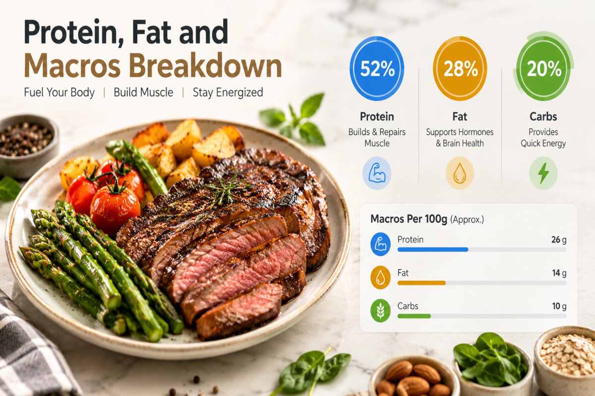 Protein, Fat and Macros Breakdown