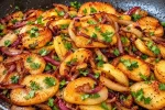 Breakfast Potatoes with Fried Onions