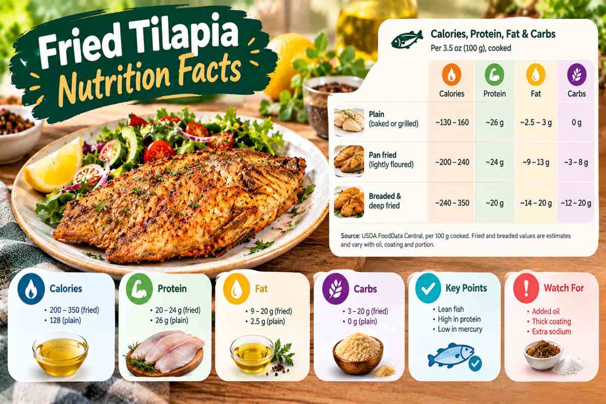 Fried Tilapia Nutrition Facts